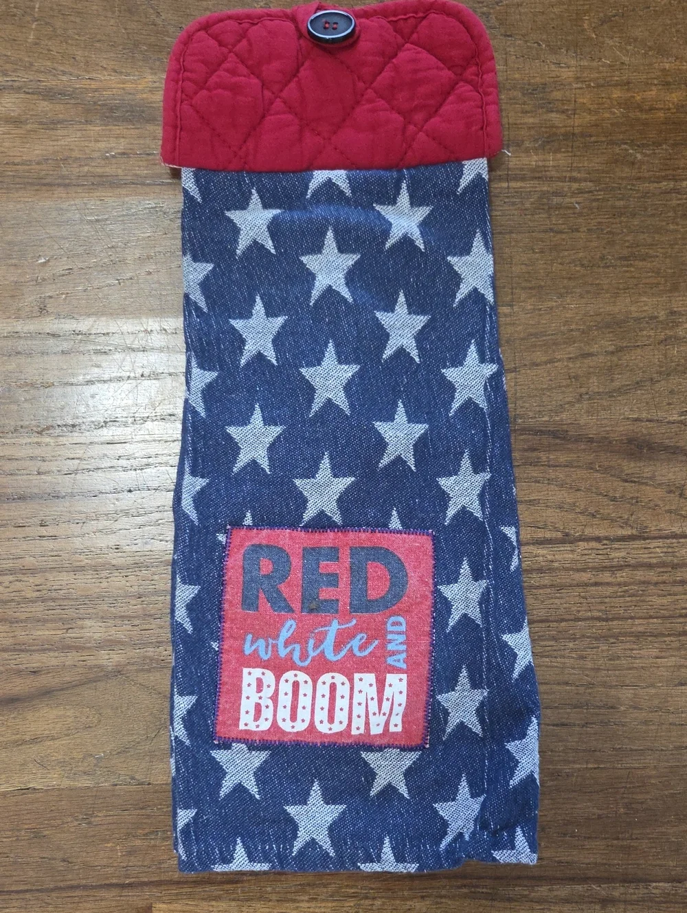 Hand Made Patriotic Hanging Kitchen Towel